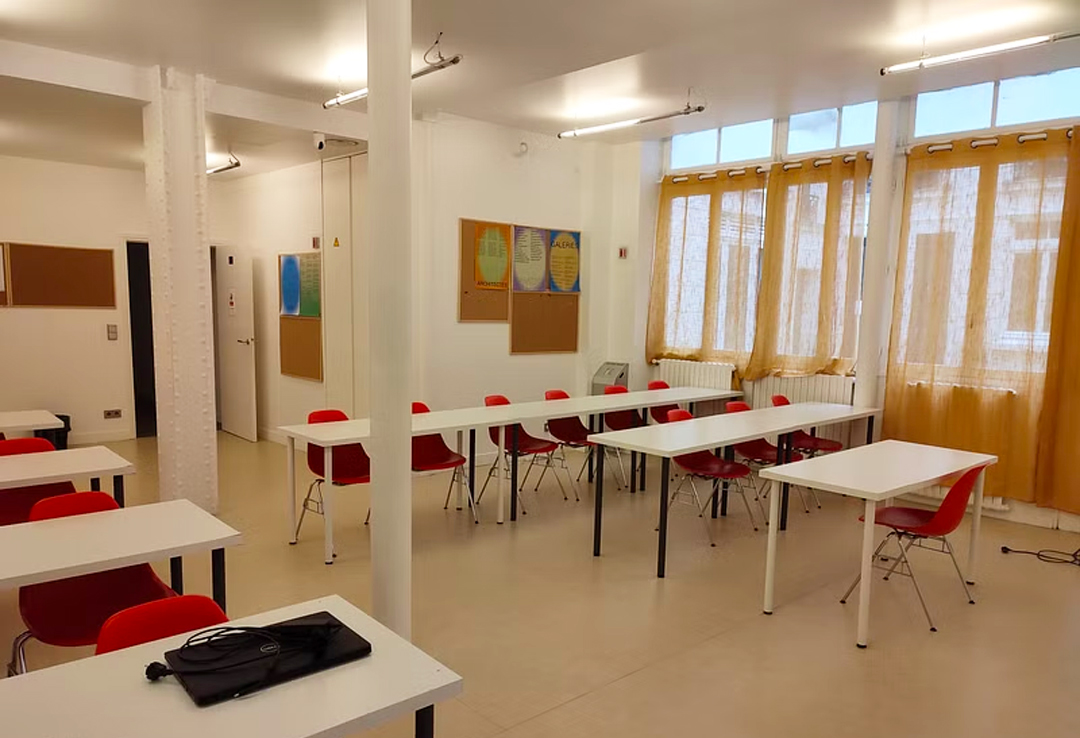 salle de cours de la prépa architekton